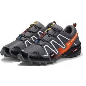 DWZRG Waterproof Hiking Shoes Mountain Climbing Shoes Outdoor Hiking Boots Trekking Sport Sneakers Men Hunting Trekking (Color: see chart, size: 43)